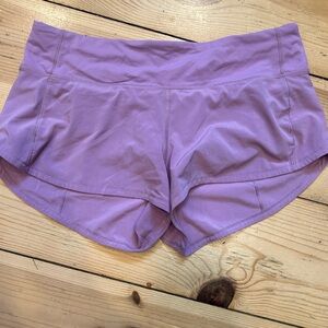 Women's Purple Lululemon 2.5 Athletic Shorts